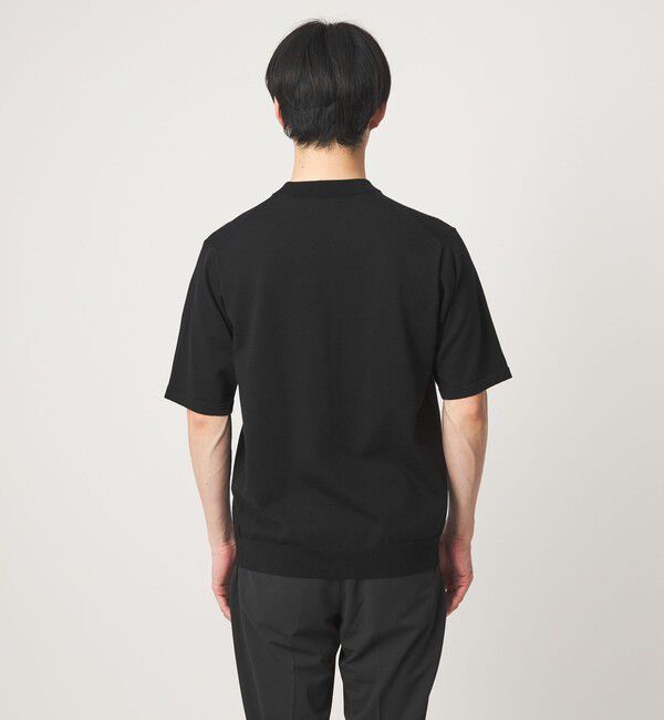 UNITED ARROWS green label relaxing「MTB コットン ハイゲージ モックネック ニット Tシャツ」|ニット・セーター|
