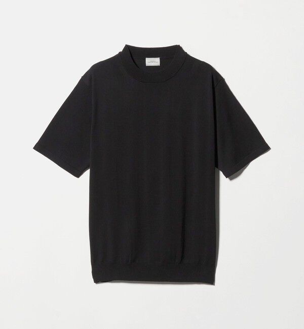 UNITED ARROWS green label relaxing「MTB コットン ハイゲージ モックネック ニット Tシャツ」|ニット・セーター|
