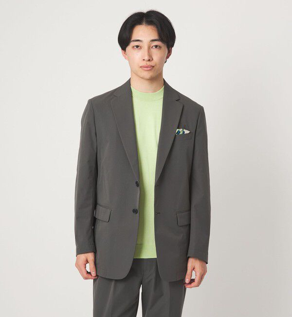 UNITED ARROWS green label relaxing「MTB コットン ハイゲージ モックネック ニット Tシャツ」|ニット・セーター|