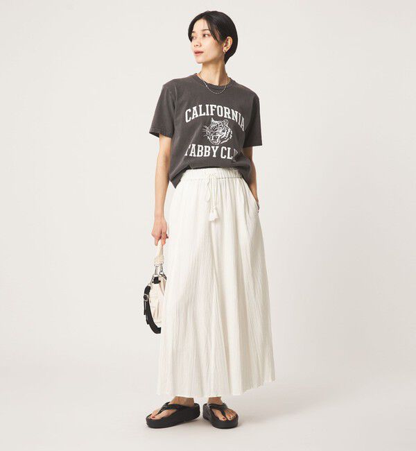UNITED ARROWS green label relaxing「ボイル パネル フレア スカート」|フレア|