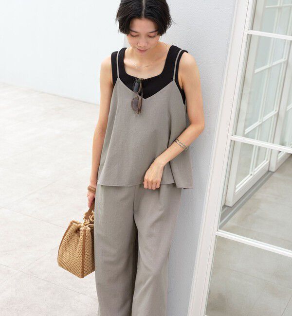 UNITED ARROWS green label relaxing「［size SHORT/TALLあり］ドライクロス オールインワン ストレッチ 通気性」|オールインワン|LT.GRAY
