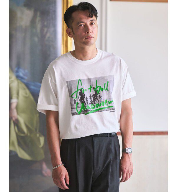 UNITED ARROWS green label relaxing「【別注】＜J.J.Mercer＞アスレチック 半袖 Tシャツ カットソー」|Tシャツ・カットソー|OFF WHITE