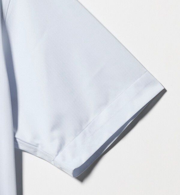 UNITED ARROWS green label relaxing「A+ COOL Pトリコット シャドーストライプ スタンダード ボタンダウン 半袖 ドレスシャツ -ストレッチ・イー」|シャツ・ブラウス|