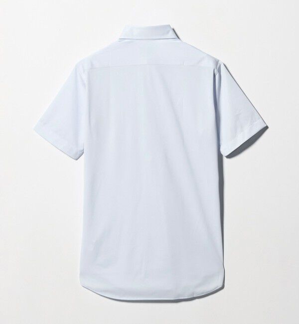UNITED ARROWS green label relaxing「A+ COOL Pトリコット シャドーストライプ スタンダード ボタンダウン 半袖 ドレスシャツ -ストレッチ・イー」|シャツ・ブラウス|