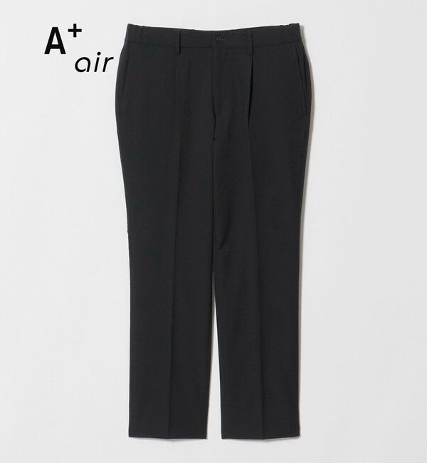 UNITED ARROWS green label relaxing「A+ air ポリエステル ミニ チェック 1プリーツ スラックス」|スラックス|