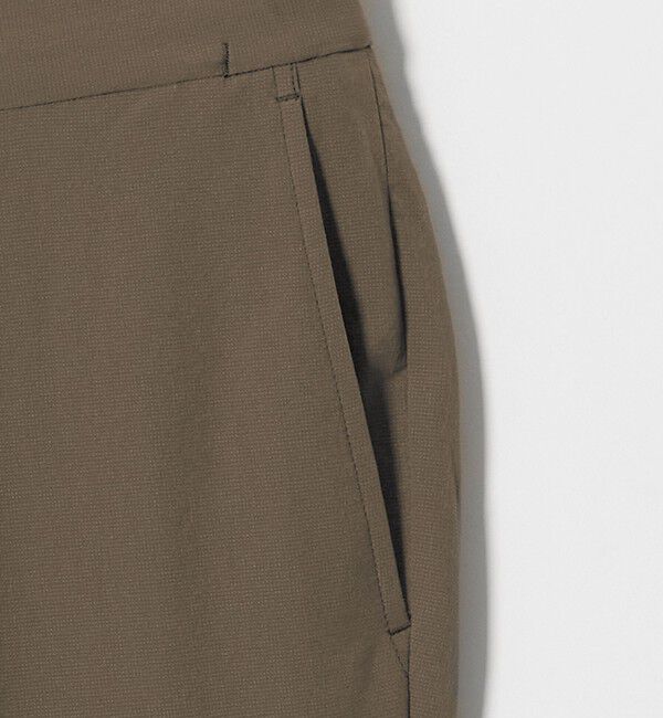 UNITED ARROWS green label relaxing「A+ air ポリエステル ミニ チェック 1プリーツ スラックス」|スラックス|