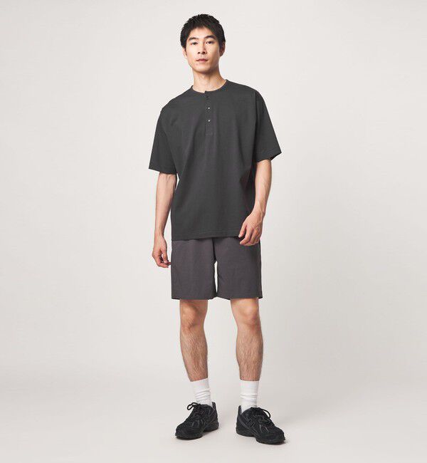 UNITED ARROWS green label relaxing「クリア MVS ヘンリーネック 半袖 Tシャツ」|Tシャツ・カットソー|
