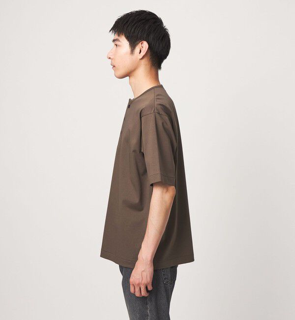 UNITED ARROWS green label relaxing「クリア MVS ヘンリーネック 半袖 Tシャツ」|Tシャツ・カットソー|