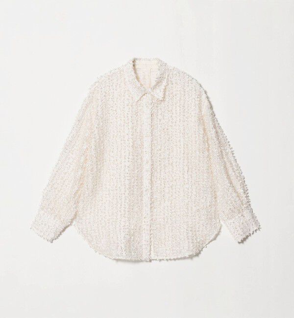 UNITED ARROWS green label relaxing「シアー ジャガード シャツ」|シャツ・ブラウス|