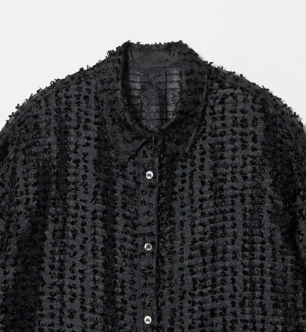UNITED ARROWS green label relaxing「シアー ジャガード シャツ」|シャツ・ブラウス|