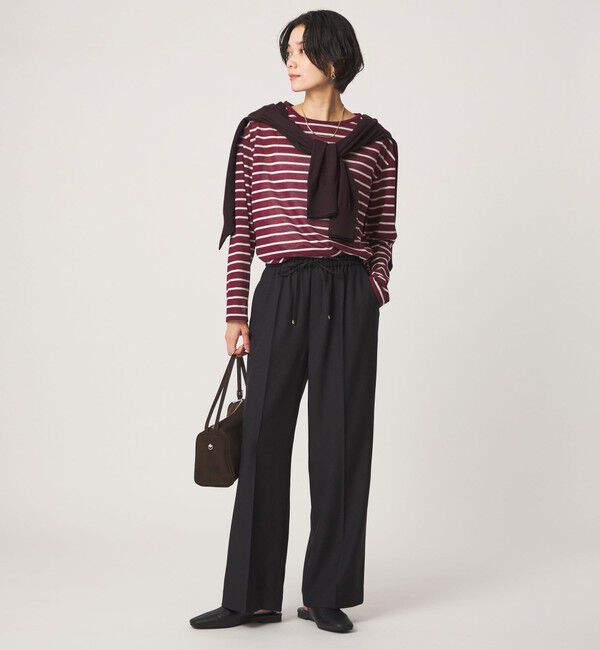UNITED ARROWS green label relaxing「ニーハイフレアパンツ マシンウォッシャブル ストレッチ 帯電防止」|その他|