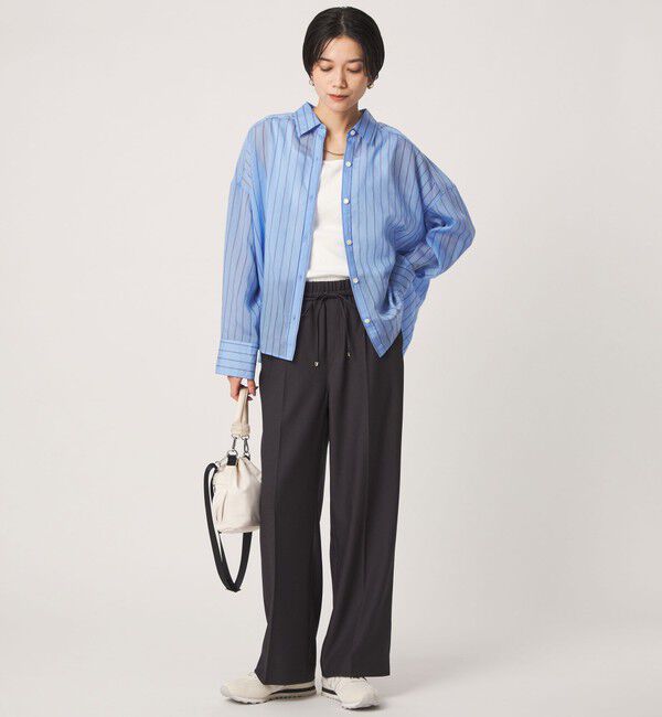 UNITED ARROWS green label relaxing「ニーハイフレアパンツ マシンウォッシャブル ストレッチ 帯電防止」|その他|