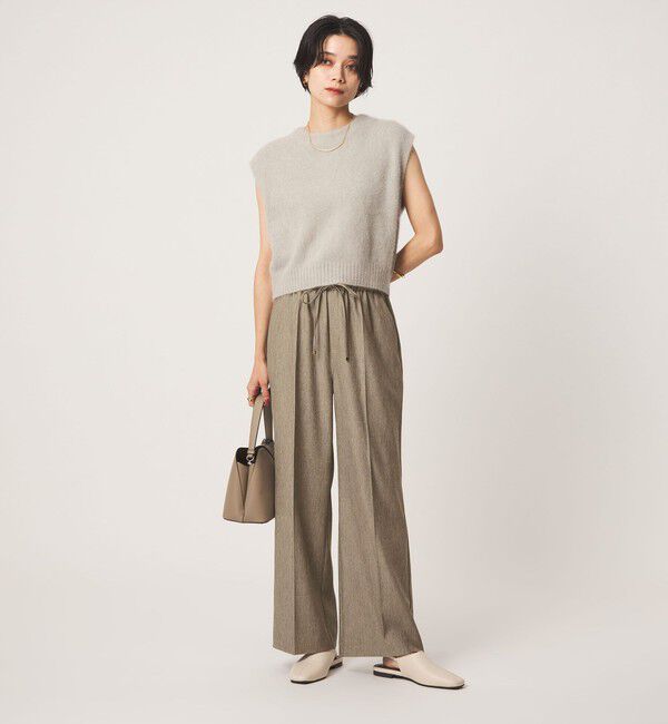 UNITED ARROWS green label relaxing「ニーハイフレアパンツ マシンウォッシャブル ストレッチ 帯電防止」|その他|