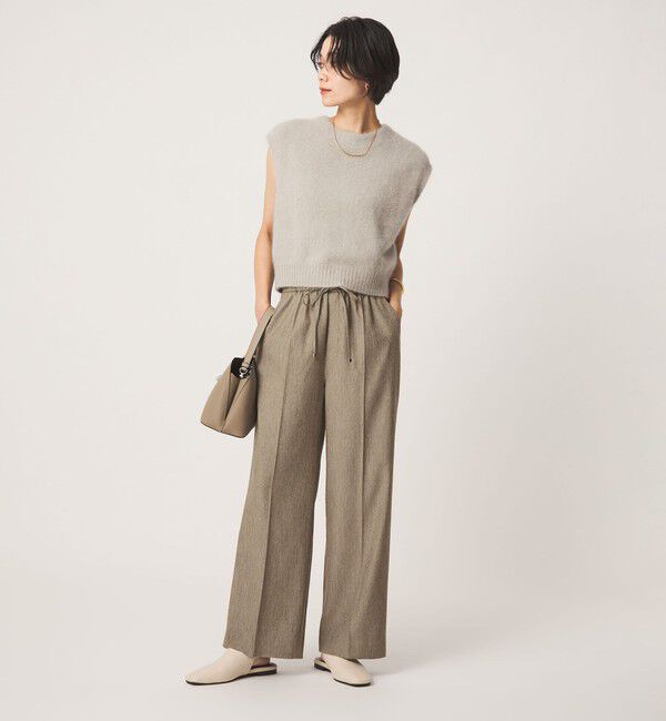 UNITED ARROWS green label relaxing「ニーハイフレアパンツ マシンウォッシャブル ストレッチ 帯電防止」|その他|
