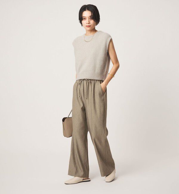 UNITED ARROWS green label relaxing「ニーハイフレアパンツ マシンウォッシャブル ストレッチ 帯電防止」|その他|