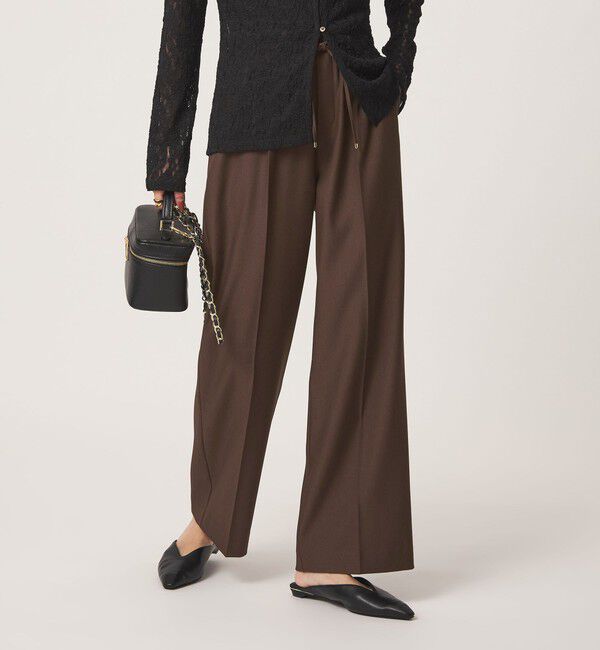 UNITED ARROWS green label relaxing「ニーハイフレアパンツ マシンウォッシャブル ストレッチ 帯電防止」|その他|