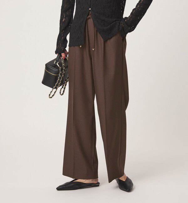 UNITED ARROWS green label relaxing「ニーハイフレアパンツ マシンウォッシャブル ストレッチ 帯電防止」|その他|