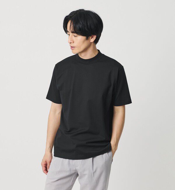 BEAUTY&YOUTH UNITED ARROWS「クリアコットン ジャケット 半袖Tシャツ 抗菌 防臭機能付き」|Tシャツ・カットソー|