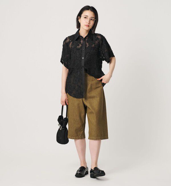 BEAUTY&YOUTH UNITED ARROWS「【別注】＜GHOSPELL＞フリンジ ショートスリーブ シャツ」|シャツ・ブラウス|