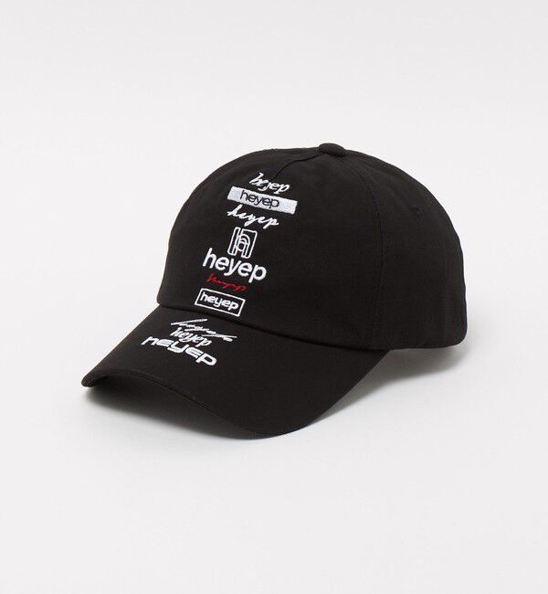 BEAUTY&YOUTH UNITED ARROWS「＜heyep＞ミックス ロゴ キャップ」|キャップ・キャスケット|BLACK