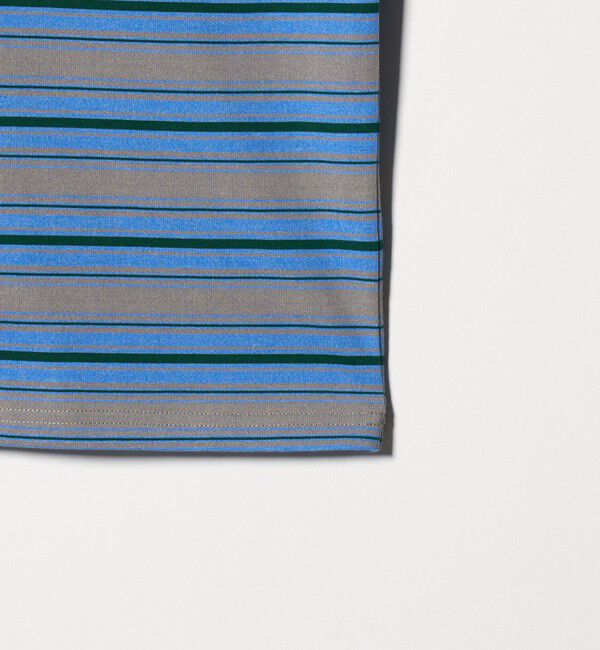 BEAUTY&YOUTH UNITED ARROWS「【WEB限定】マルチボーダー ポロカラーTシャツ」|Tシャツ・カットソー|
