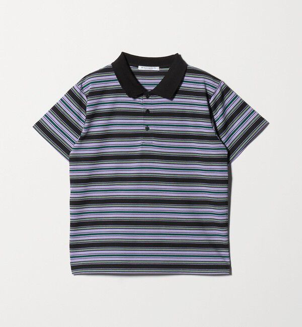 BEAUTY&YOUTH UNITED ARROWS「【WEB限定】マルチボーダー ポロカラーTシャツ」|Tシャツ・カットソー|
