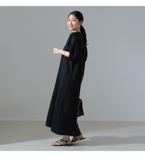 Demi-Luxe BEAMS 「【別注】TICCA / リネン バルーンスリーブ ワンピース」|ワンピース|