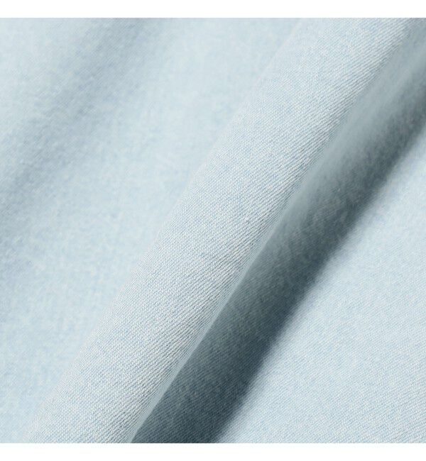 BEAMS「BEAMS｜ショート デニム シャツ【ワイドショートフィット】」|シャツ・ブラウス|