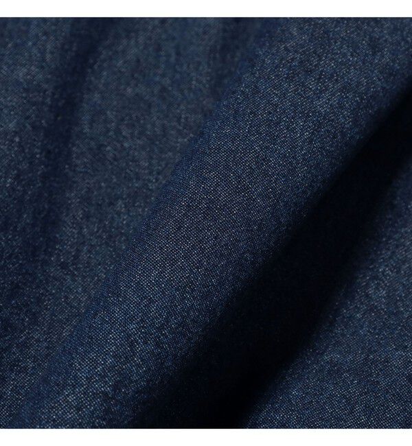 BEAMS「BEAMS｜ショート デニム シャツ【ワイドショートフィット】」|シャツ・ブラウス|