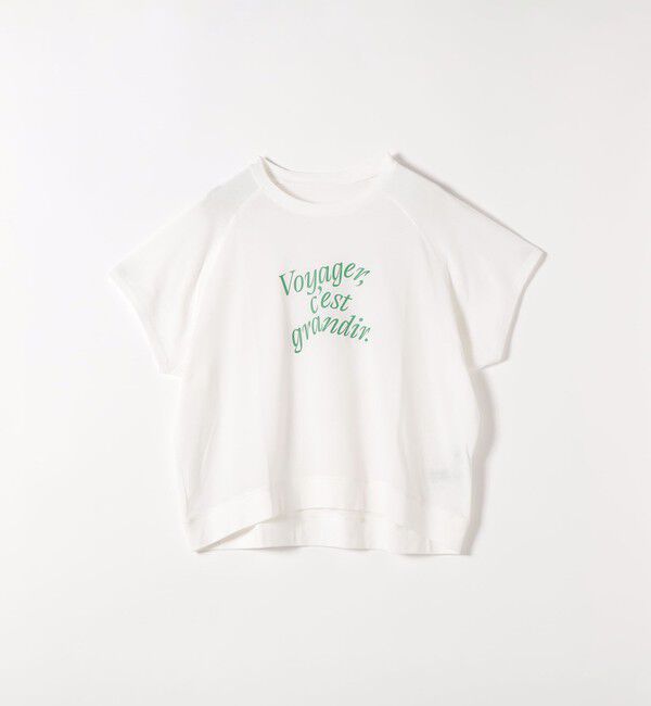 SHIPS any「SHIPS any:〈洗濯機可能〉シアー 裏毛 ロゴ TEE」|Tシャツ・カットソー|