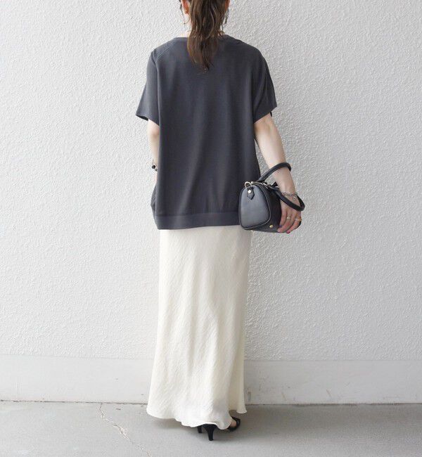 SHIPS any「SHIPS any:〈洗濯機可能〉シアー 裏毛 ロゴ TEE」|Tシャツ・カットソー|