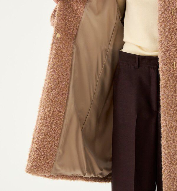Ballsey「【WEB先行予約】Danielle ミドルコート」|ノーカラーコート|