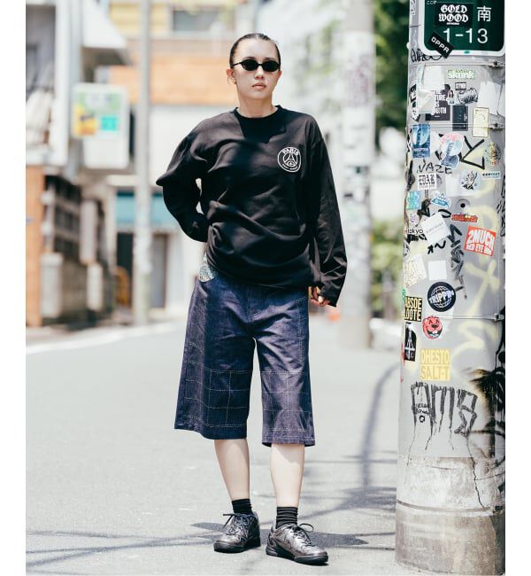 Paris Saint-Germain「【Poggy &times; Paris Saint-Germain】DEAR PSG PRINTED BAGGY SHORTS」|デニム|