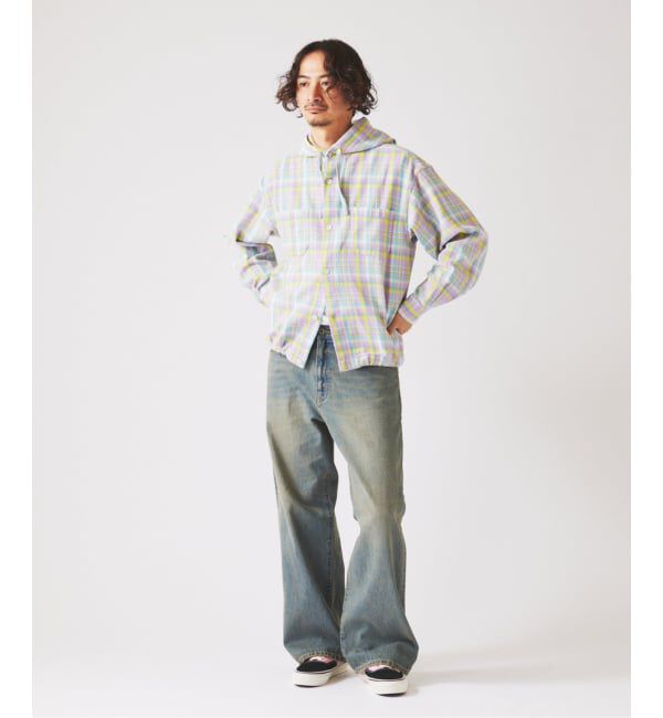 JOURNAL STANDARD relume「カラー アメリカンチェック フーディシャツ」|シャツ・ブラウス|