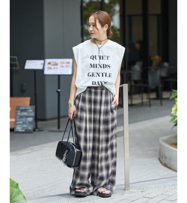 JOURNAL STANDARD「【接触冷感】アイスコンパクトロゴフレンチ Tシャツ」|Tシャツ・カットソー|