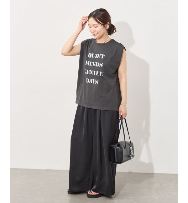 JOURNAL STANDARD「【接触冷感】アイスコンパクトロゴフレンチ Tシャツ」|Tシャツ・カットソー|