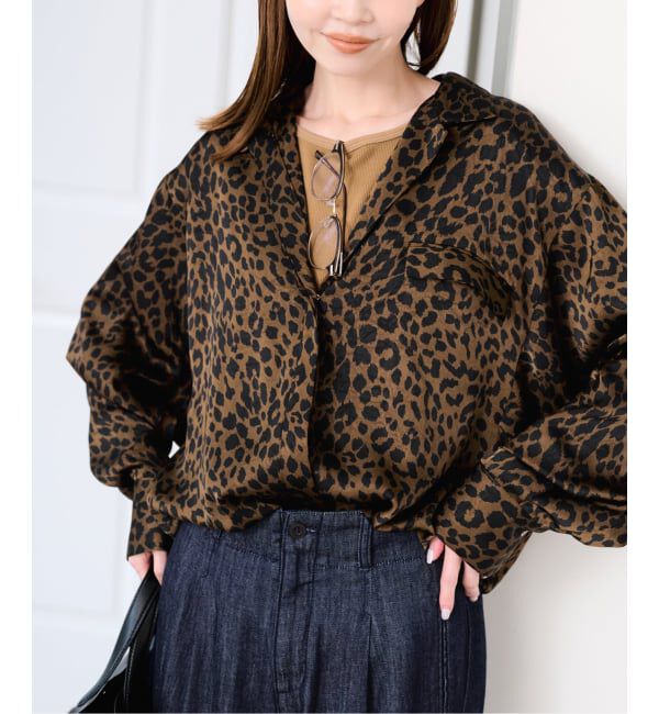 U by SPICK&SPAN「ARCHIVE STANCE/アーカイブスタンス leopard dolman shirt」|シャツ・ブラウス|