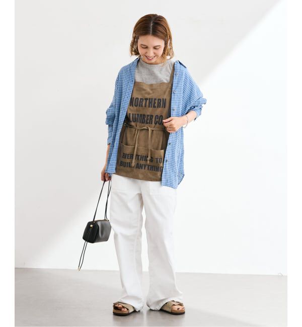 FRAMeWORK「THRIFTY LOOK / スリフティ ルック 別注スエードエプロンベスト」|その他|