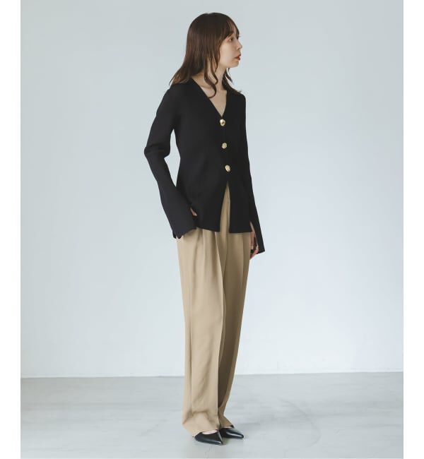 NOBLE「《WEB&一部店舗限定追加》ELENI/エルニ ライトクロスパンツ」|スラックス|