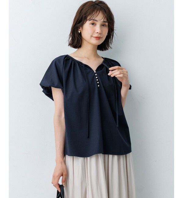 組曲「プレーティング天竺 バルーンスリーブ カットソー」|Tシャツ・カットソー|