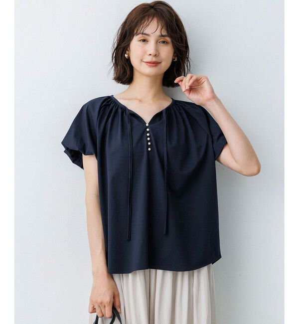 組曲「プレーティング天竺 バルーンスリーブ カットソー」|Tシャツ・カットソー|