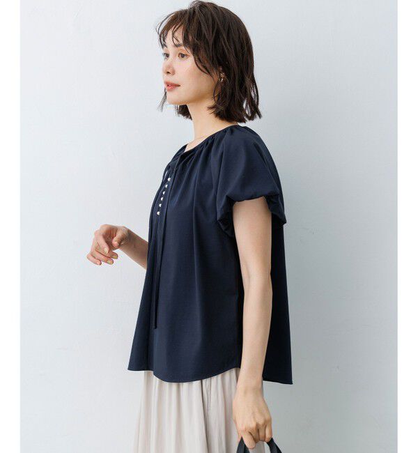 組曲「プレーティング天竺 バルーンスリーブ カットソー」|Tシャツ・カットソー|