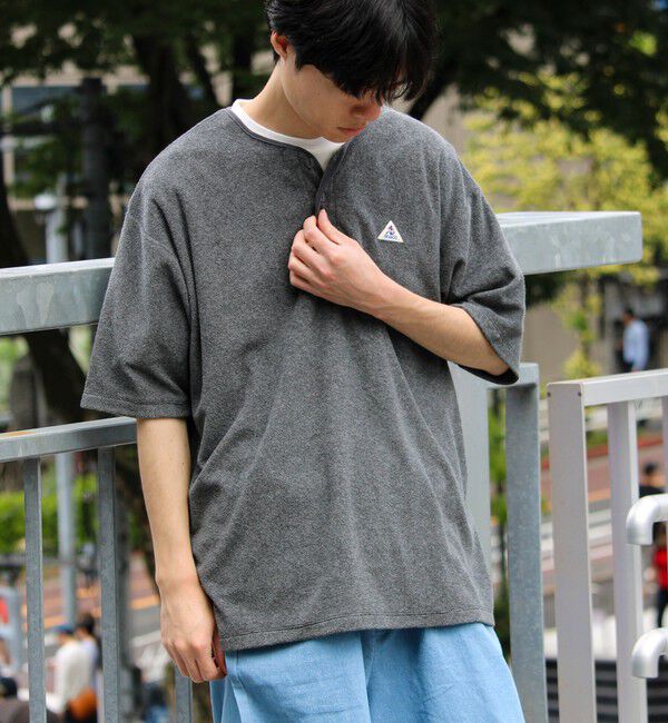 GLOSTER「【GEVACO/ゲバコ】パイルヘンリーネックＴシャツ」|Tシャツ・カットソー|