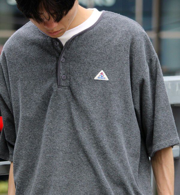 GLOSTER「【GEVACO/ゲバコ】パイルヘンリーネックＴシャツ」|Tシャツ・カットソー|