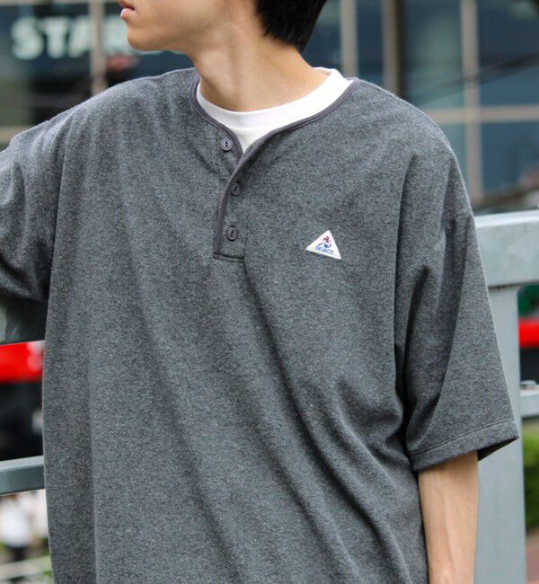 GLOSTER「【GEVACO/ゲバコ】パイルヘンリーネックＴシャツ」|Tシャツ・カットソー|