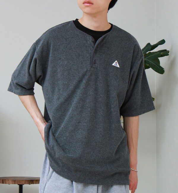 GLOSTER「【GEVACO/ゲバコ】パイルヘンリーネックＴシャツ」|Tシャツ・カットソー|