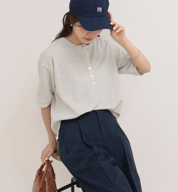 fredy emue「ラッセルヘンリープルオーバーカットソー」|Tシャツ・カットソー|ライトグレー