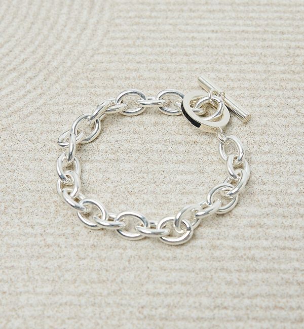 ABAHOUSE「【UNISEX】TOGGLE CLASP BLACELET / トグルクラスプ」|ブレスレット・バングル|シルバー