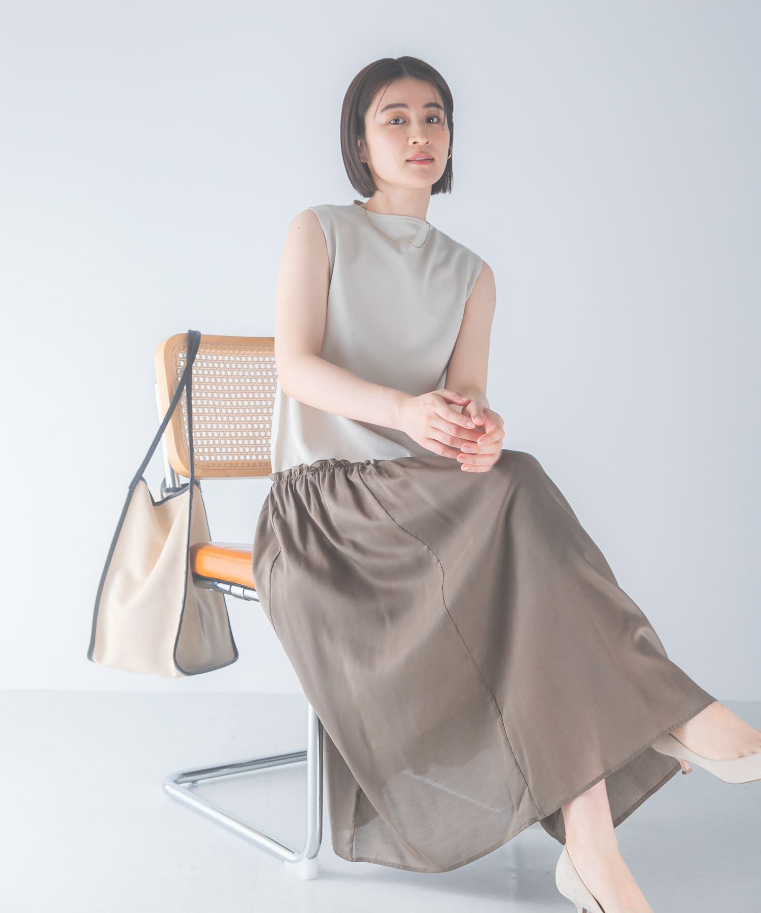 URBAN RESEARCH ROSSO「ドッキングストレートワンピース」|ワンピース|