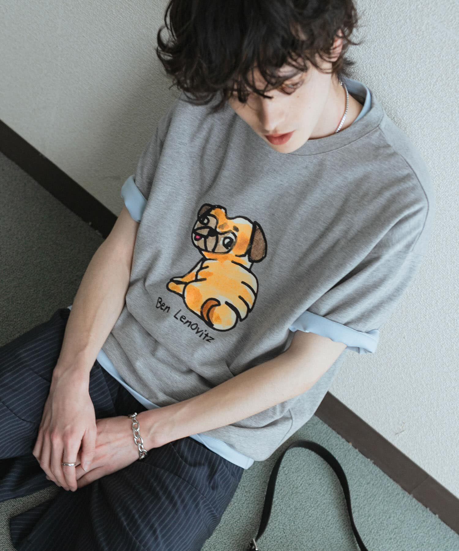 SENSE OF PLACE by URBAN RESEARCH「『別注』Ben Lenovitz&times;SENSE OF PLACE　SHORT-SLEEVE T-SHIRTS」|Tシャツ・カットソー|